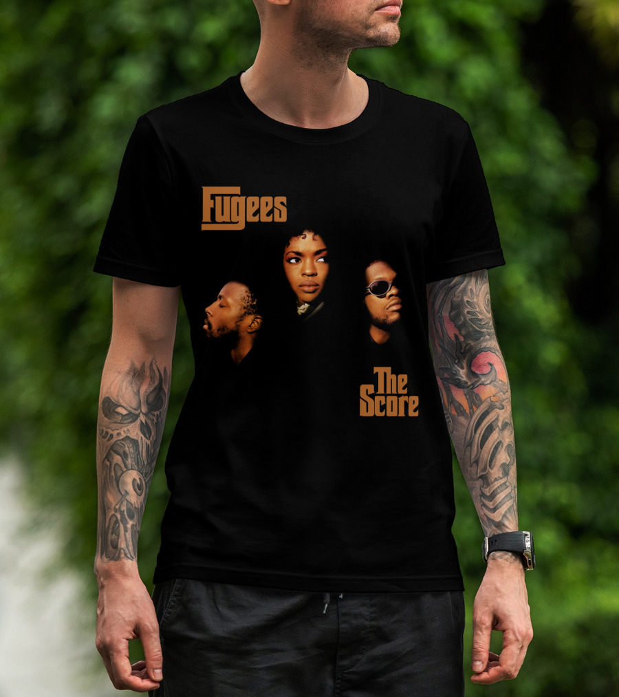 Fugees The Score Album Cover Trio Wyclef Lauryn Pras T-Shirt