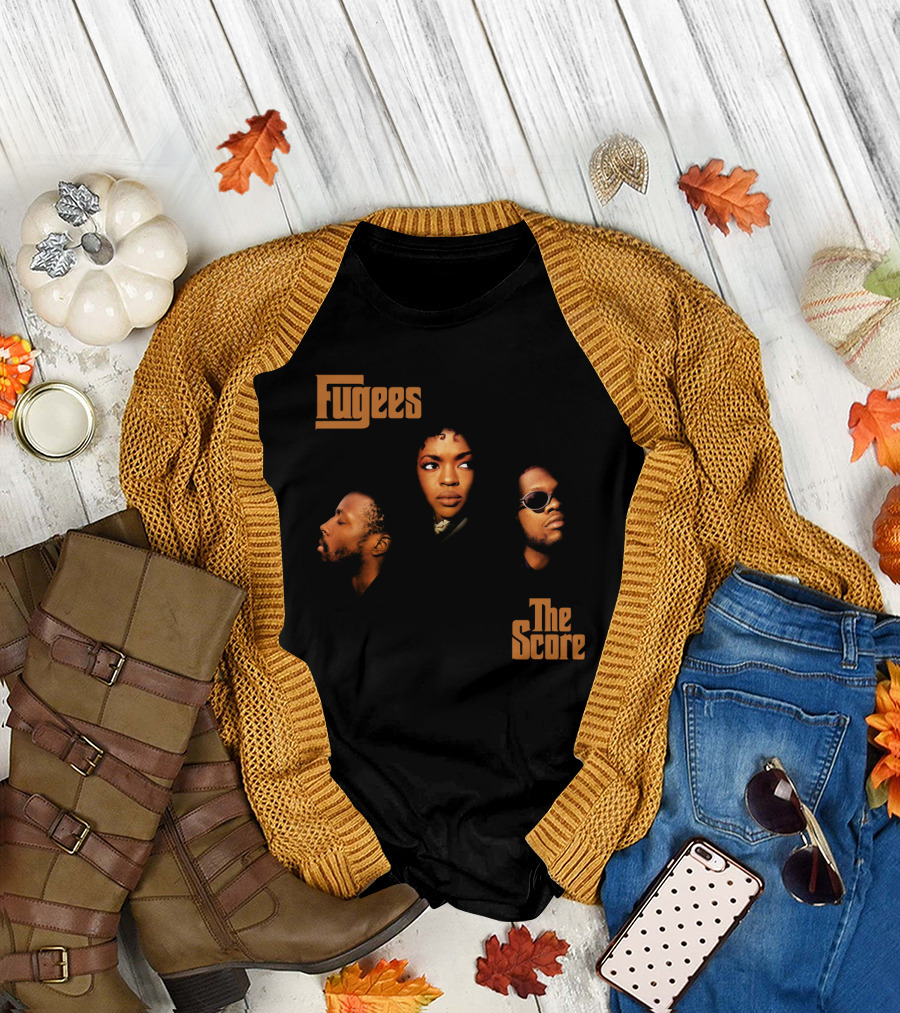 Fugees The Score Album Cover Trio Wyclef Lauryn Pras T-Shirt