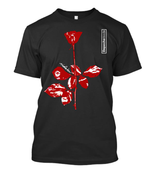 Depeche Mode Violator Album Red Rose T-Shirt