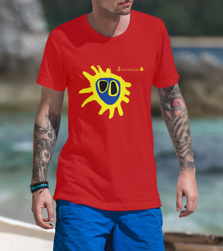 Primal Scream Screamadelica Iconic Sunburst T-Shirt