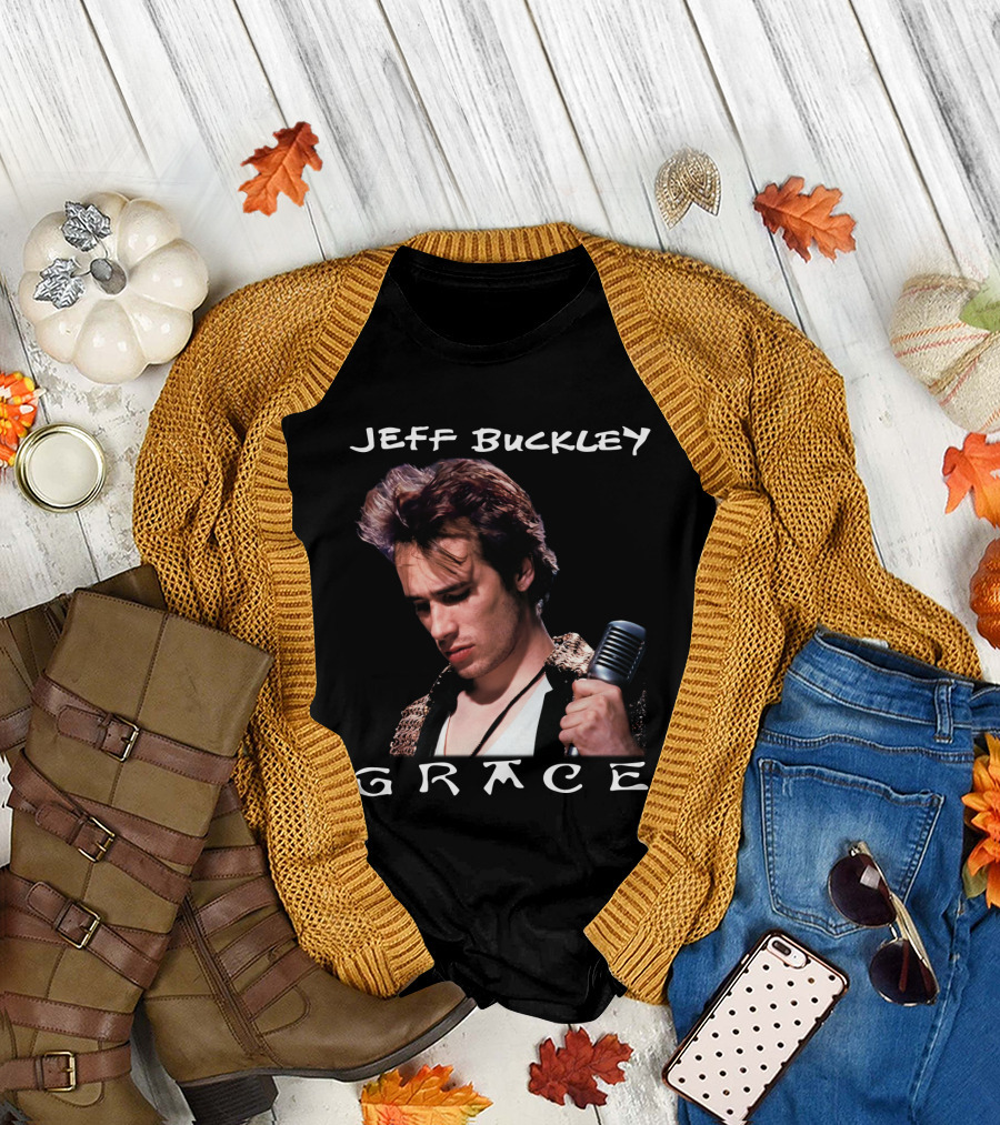 Jeff Buckley Grace Microphone T-Shirt