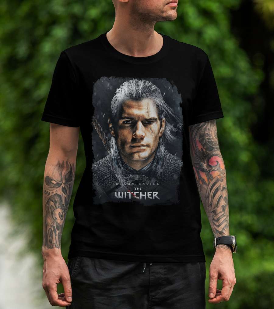 Henry Cavill The Witcher Geralt Of Rivia Fan T-Shirt