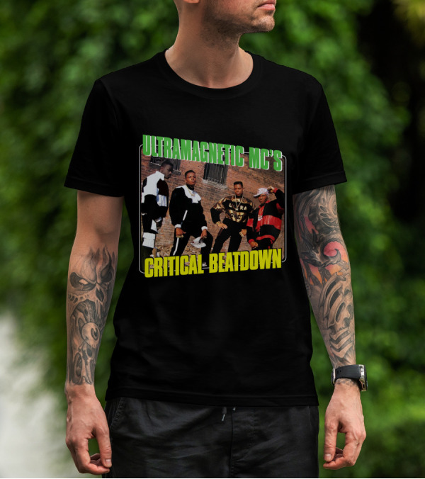 Ultramagnetic MC's Critical Beatdown 1988 Hip Hop Album Cover T-Shirt
