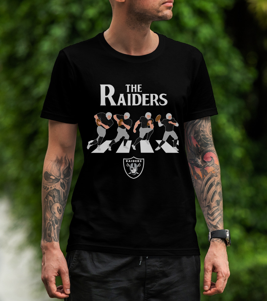 The Raiders Abbey Road Football Crossing Raiders T-Shirt