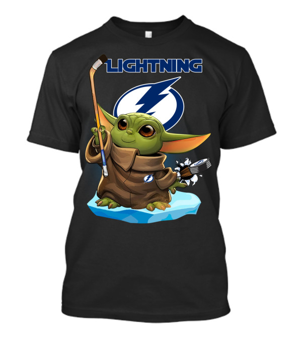 Tampa Bay Lightning Baby Yoda Hockey NHL T-Shirt