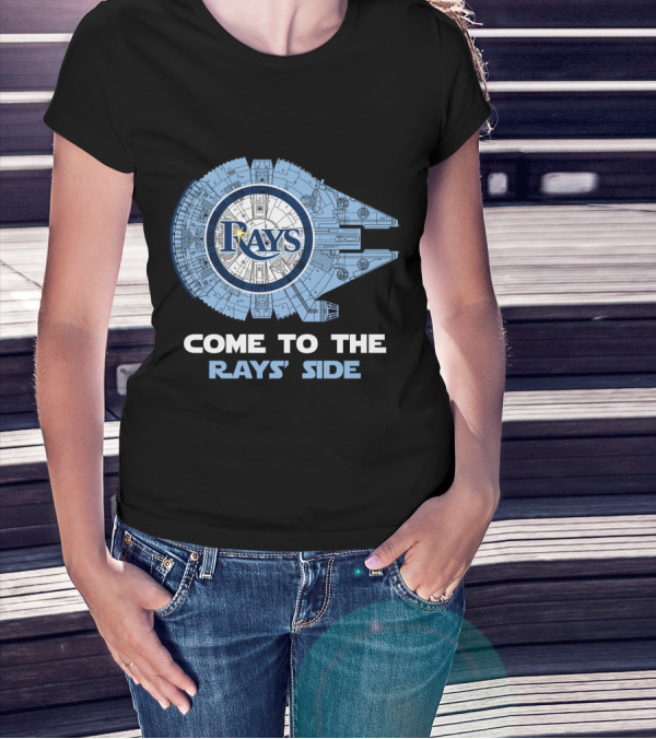 Tampa Bay Rays Come To The Rays' Side Millennium Falcon T-Shirt
