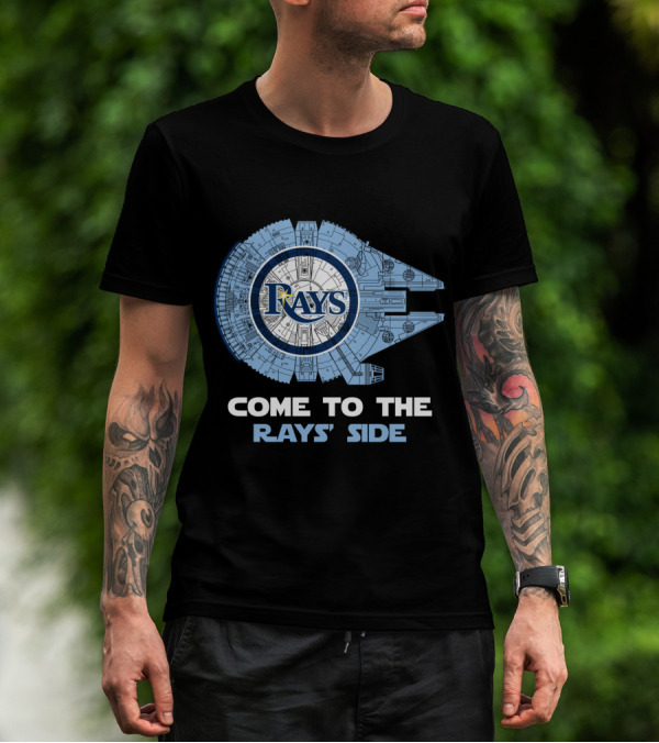 Tampa Bay Rays Come To The Rays' Side Millennium Falcon T-Shirt