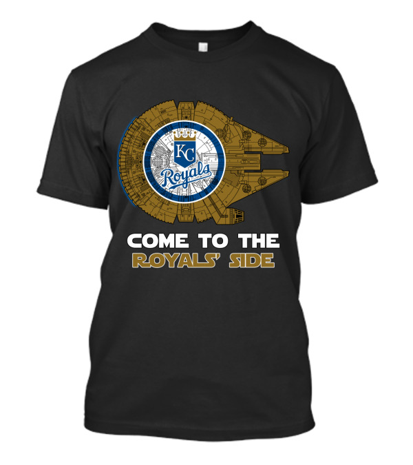 Kansas City Royals Millennium Falcon Come To The Royals' Side MLB T-Shirt