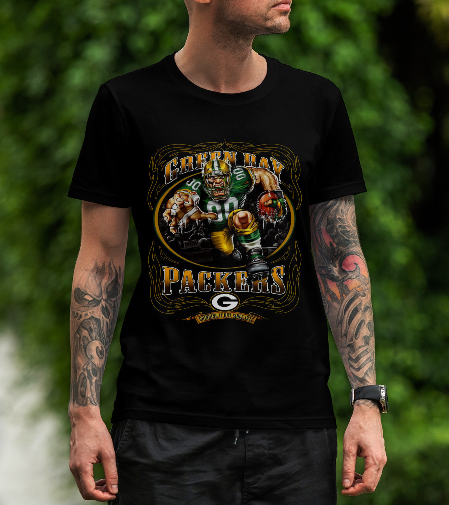 Green Bay Packers Charging On Since 1919 T-Shirt