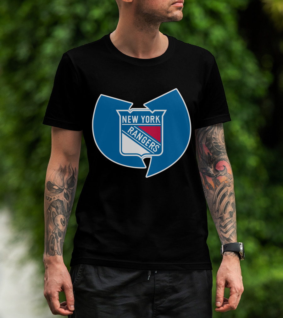 New York Rangers Wu Tang Clan Combination T-Shirt