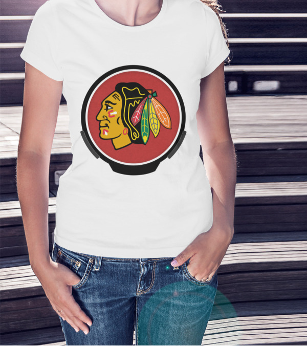 Chicago Blackhawks Iconic Power Decal T-Shirt