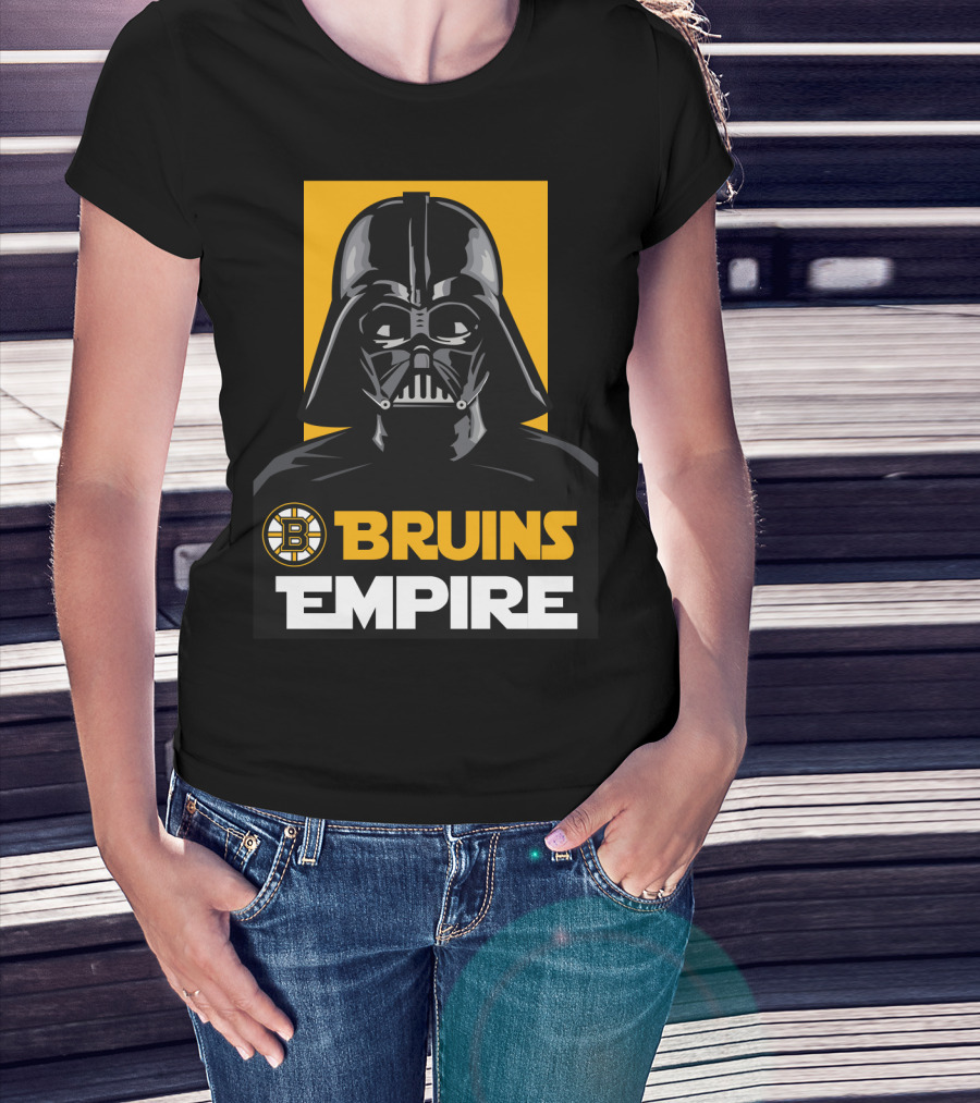 Bruins Empire Boston Bruins Darth Vader NHL T-Shirt
