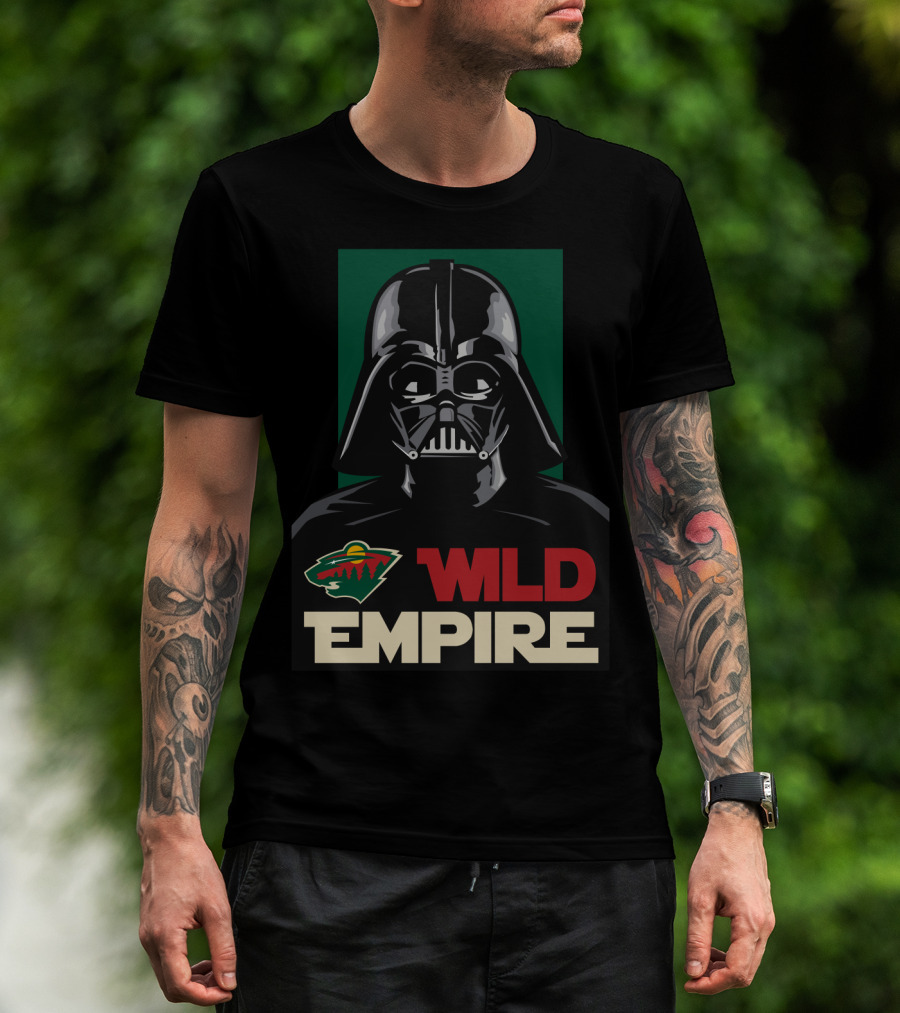Minnesota Wild Empire Darth Vader NHL T-Shirt