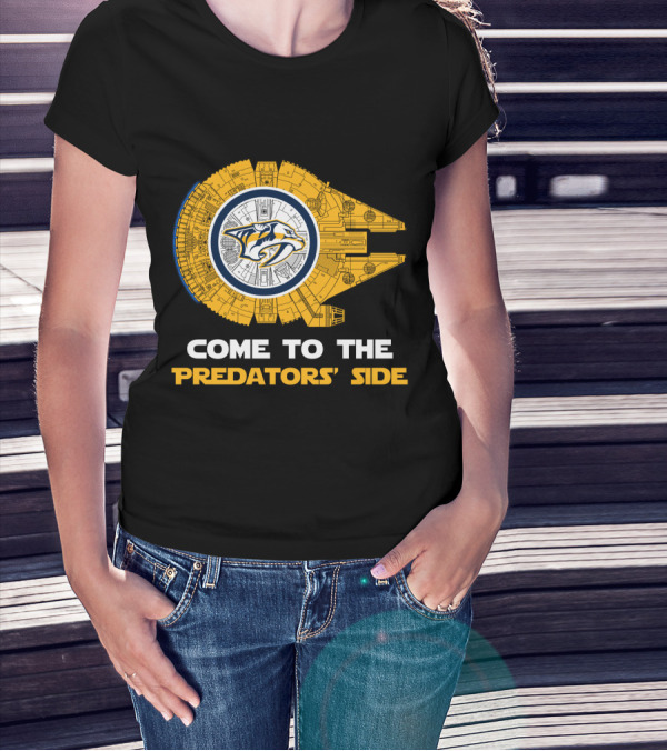 Nashville Predators Millennium Falcon Come To The Predators' Side T-Shirt