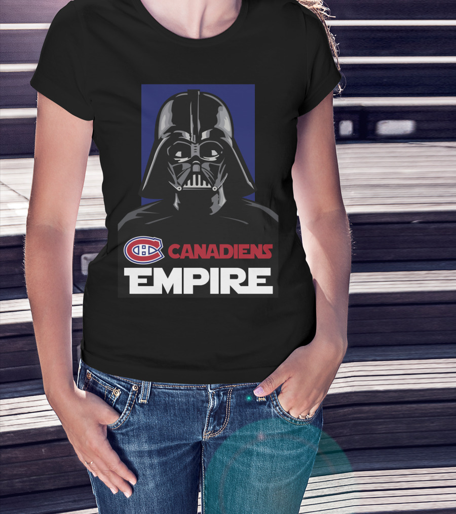 Montreal Canadiens Empire Darth Vader NHL T-Shirt