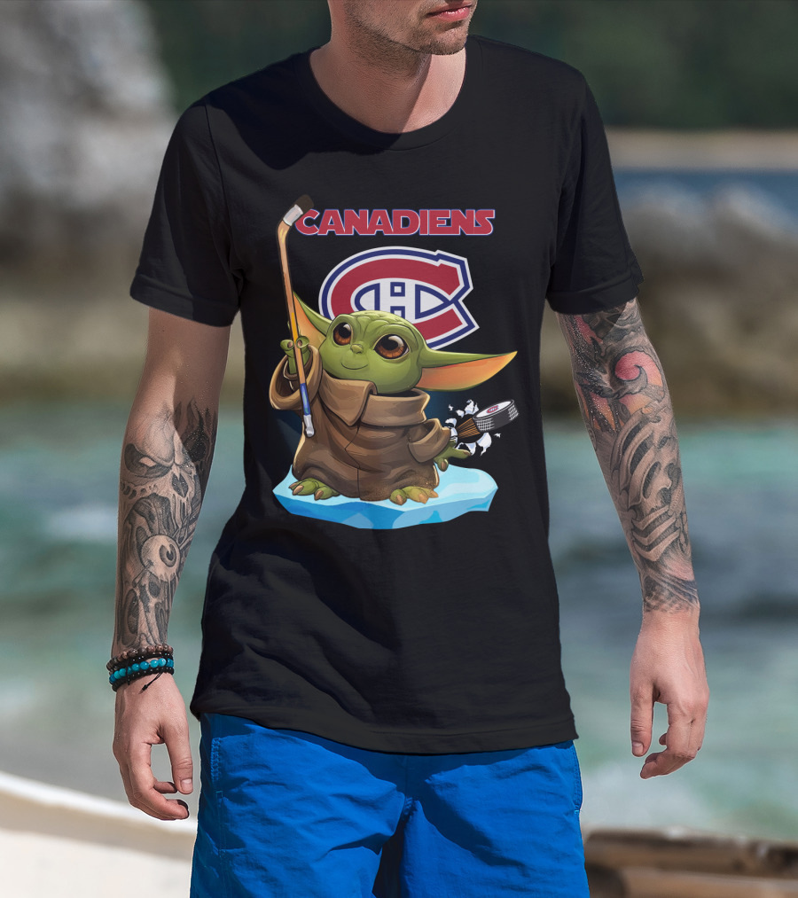 Canadiens Baby Alien Hockey Player Cosmic Nhl Montreal Canadiens T-Shirt