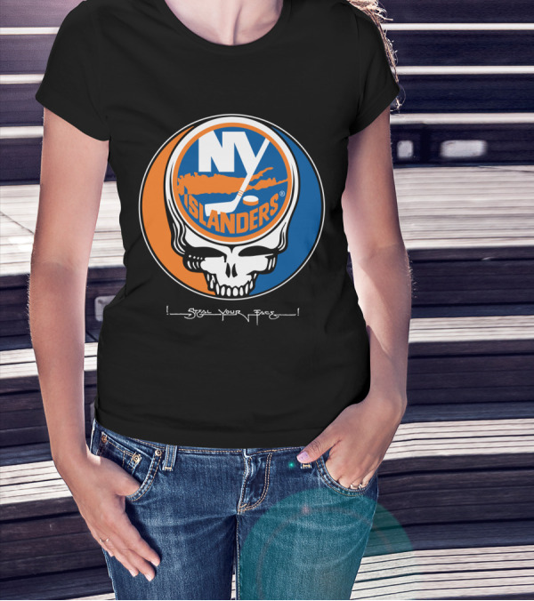 GRATEFUL DEAD NY ISLANDERS STEAL YOUR FACE T-Shirt