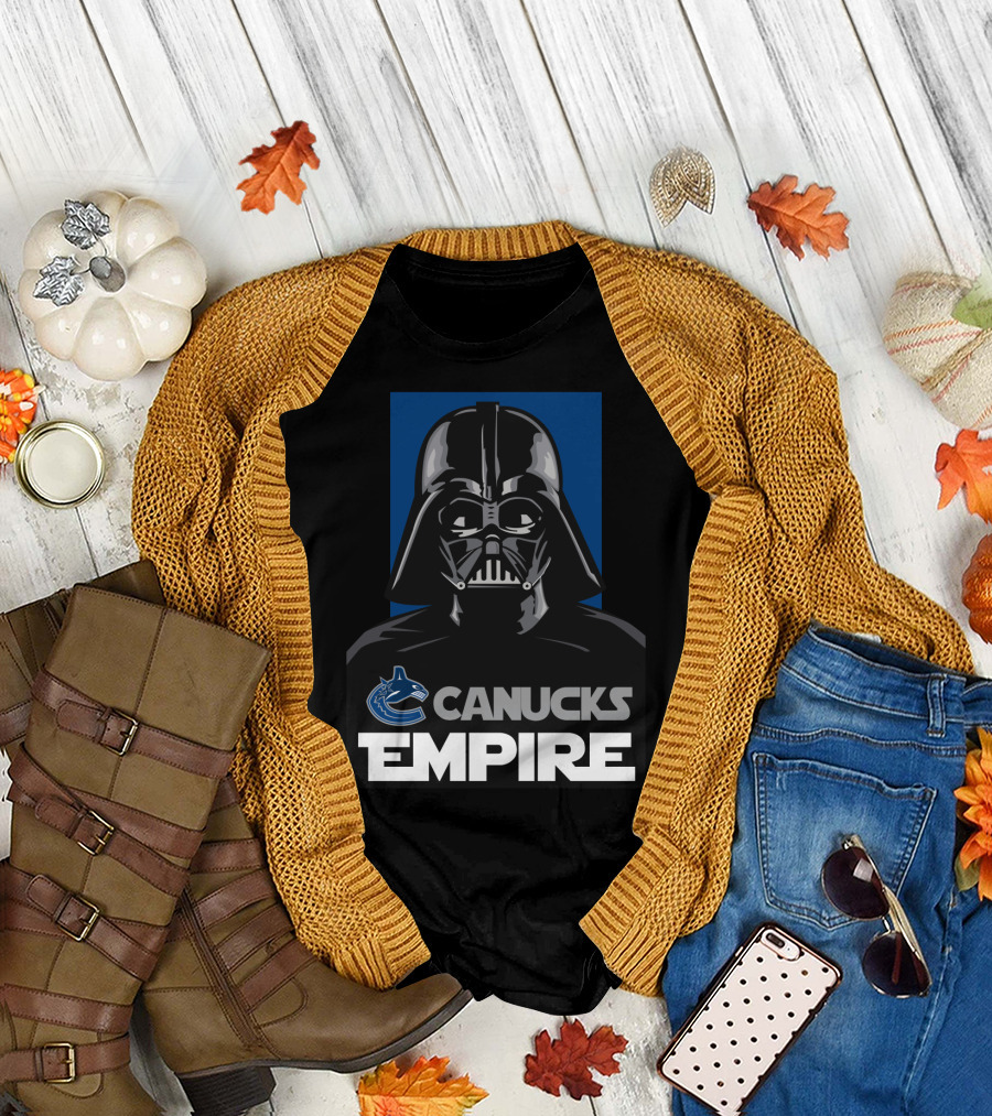 Canucks Empire Darth Vader NHL Vancouver T-Shirt