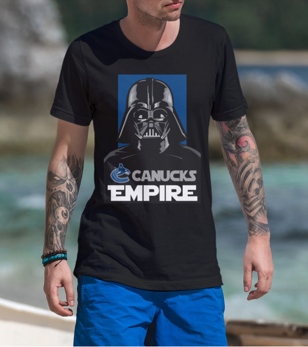 Canucks Empire Darth Vader NHL Vancouver T-Shirt