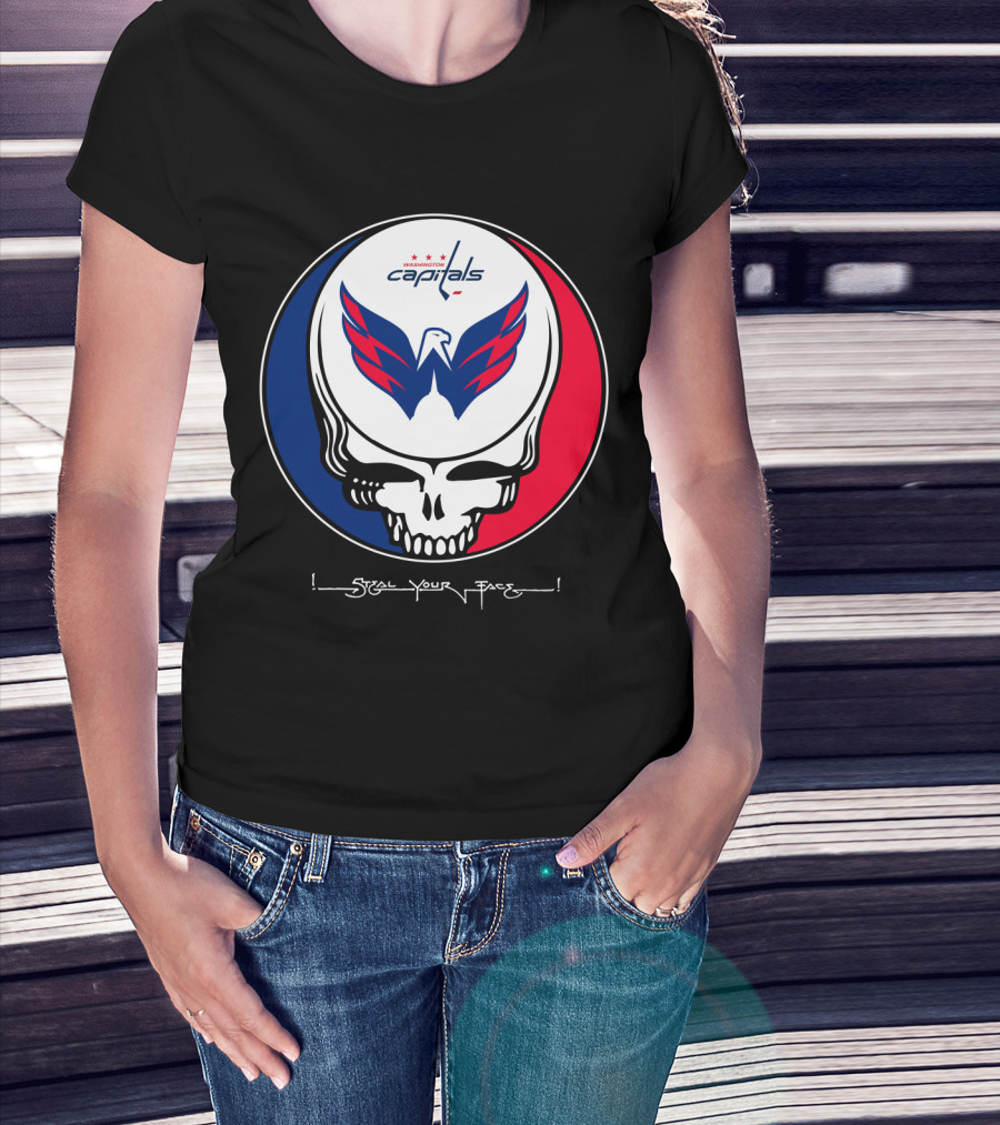 Grateful Dead Washington Capitals Steal Your Face T-Shirt