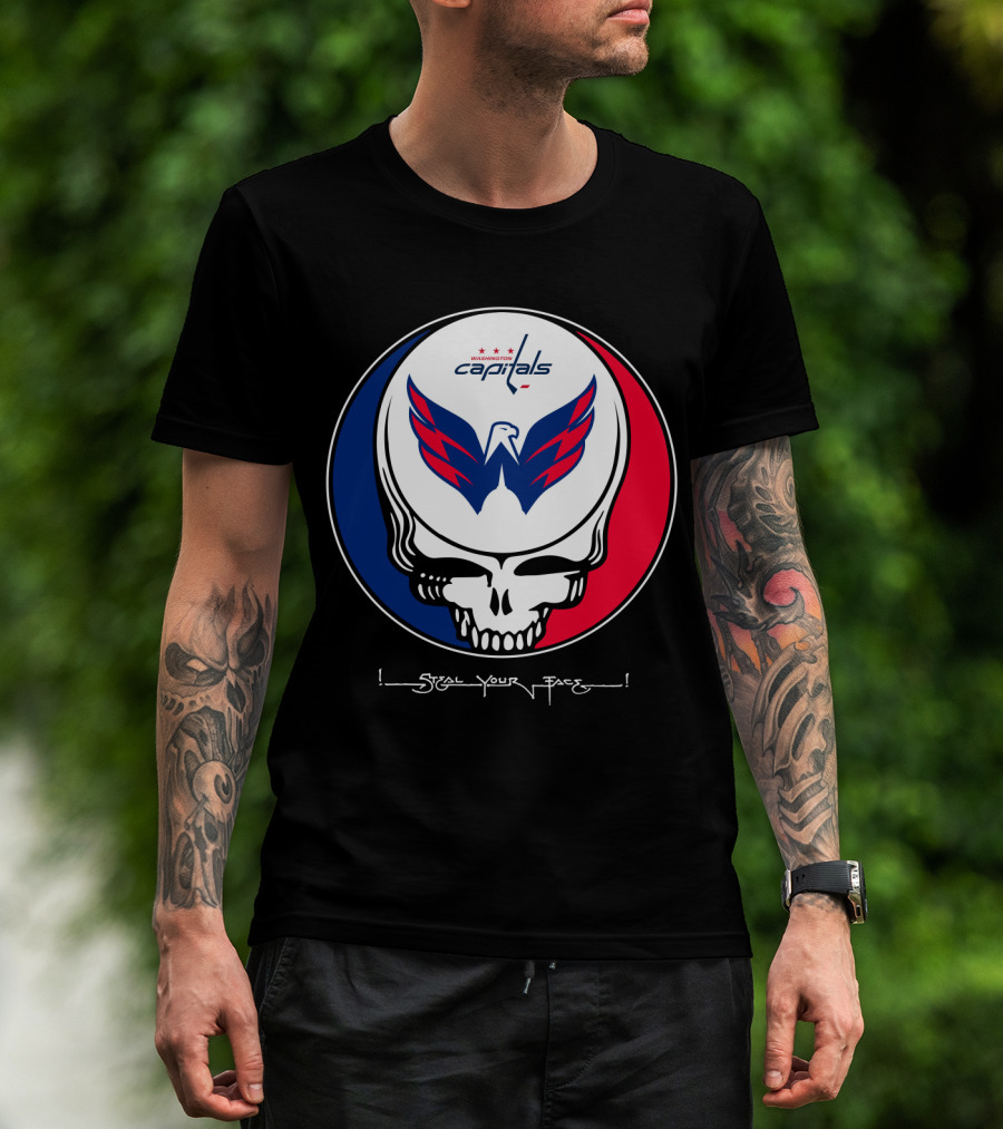 Grateful Dead Washington Capitals Steal Your Face T-Shirt
