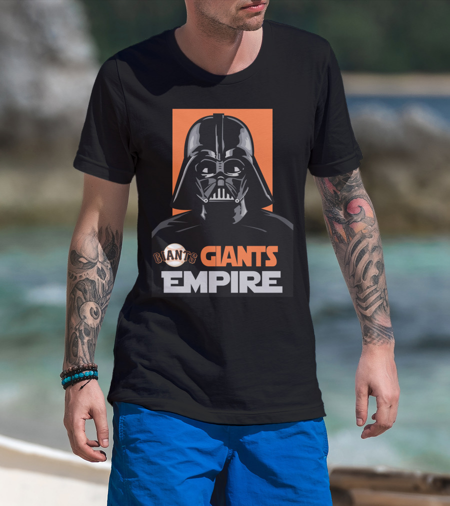 San Francisco Giants Empire Darth Vader Baseball Giants Empire T-Shirt