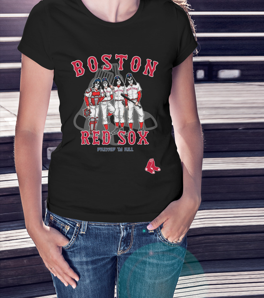Boston Red Sox KISS Dressed To Kill T-Shirt