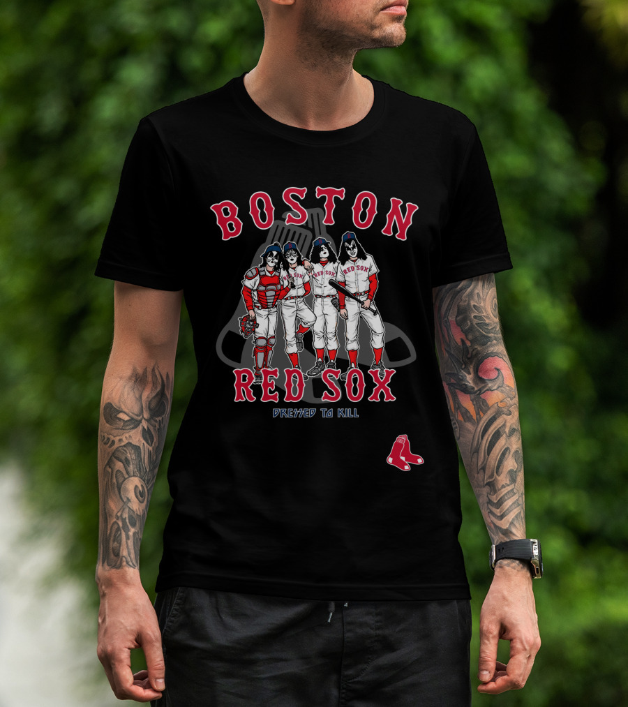 Boston Red Sox KISS Dressed To Kill T-Shirt