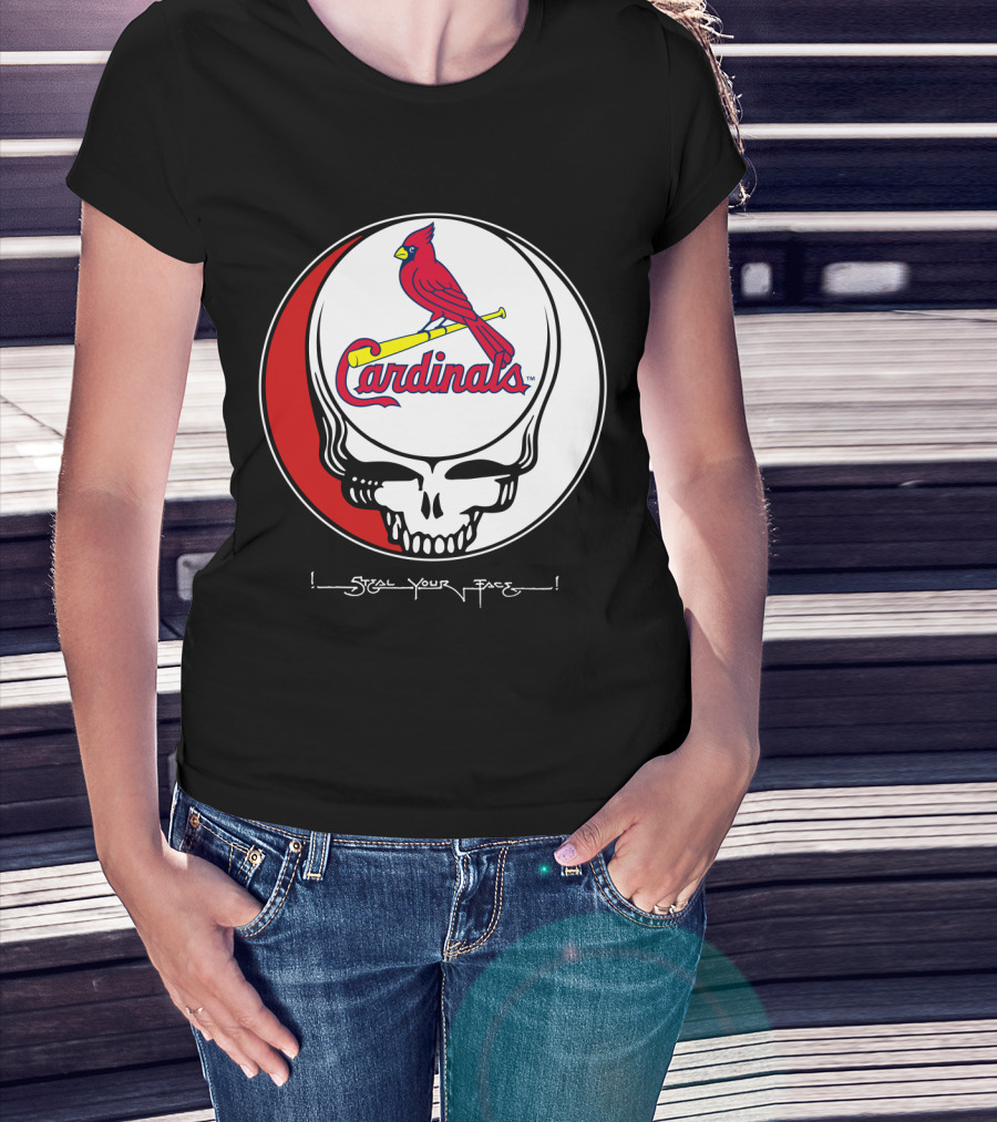 GRATEFUL DEAD St. Louis Cardinals Steal Your Face T-Shirt