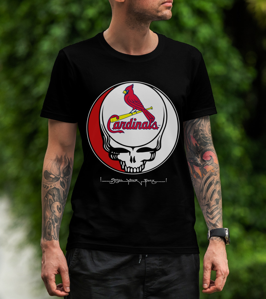 GRATEFUL DEAD St. Louis Cardinals Steal Your Face T-Shirt