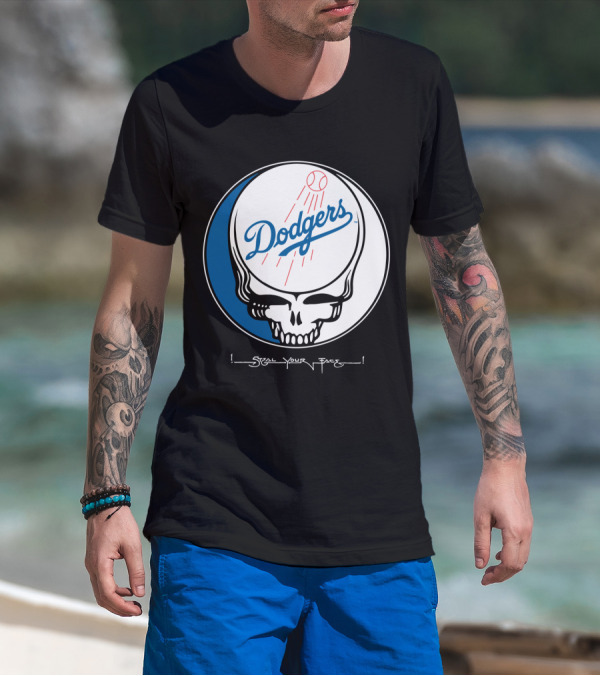 Grateful Dead Steal Your Face Dodgers T-Shirt