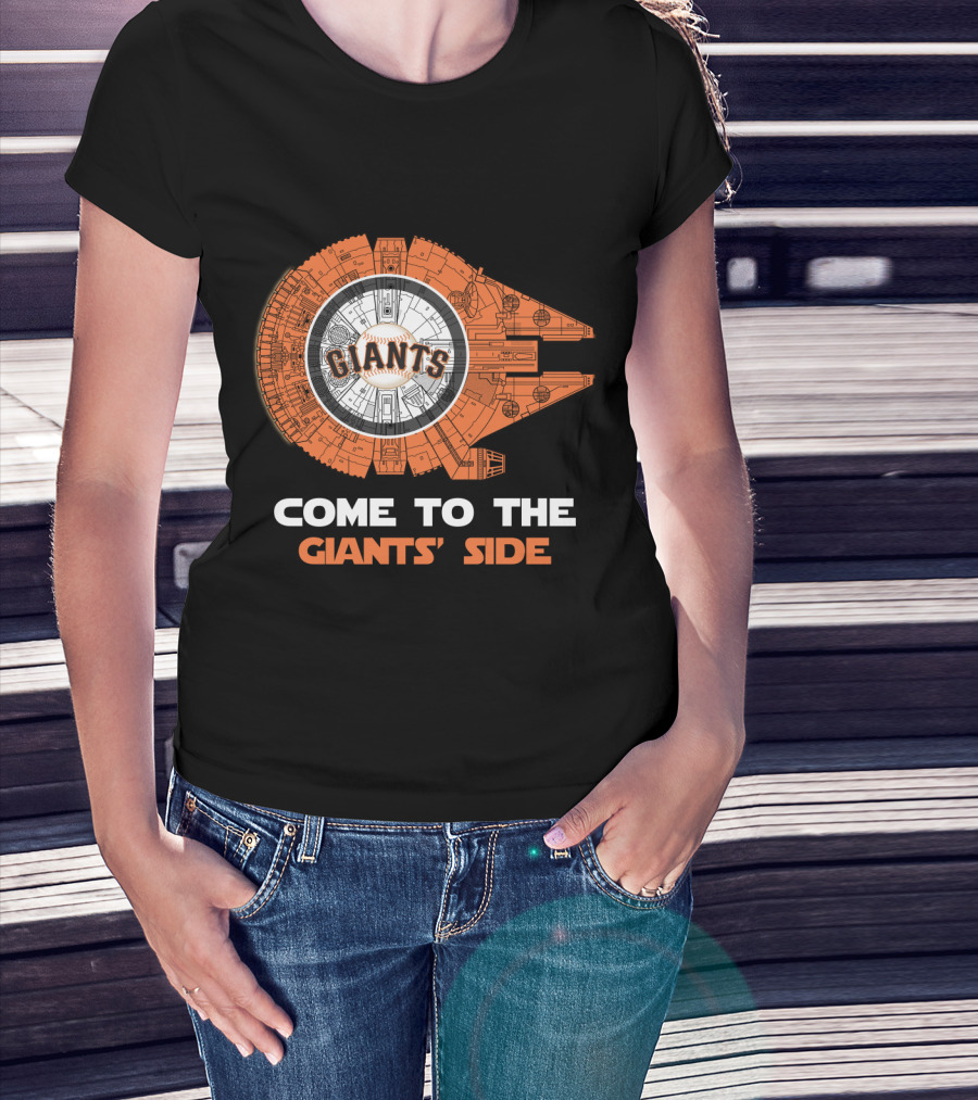 San Francisco Giants Millennium Falcon Come To The Giants' Side T-Shirt