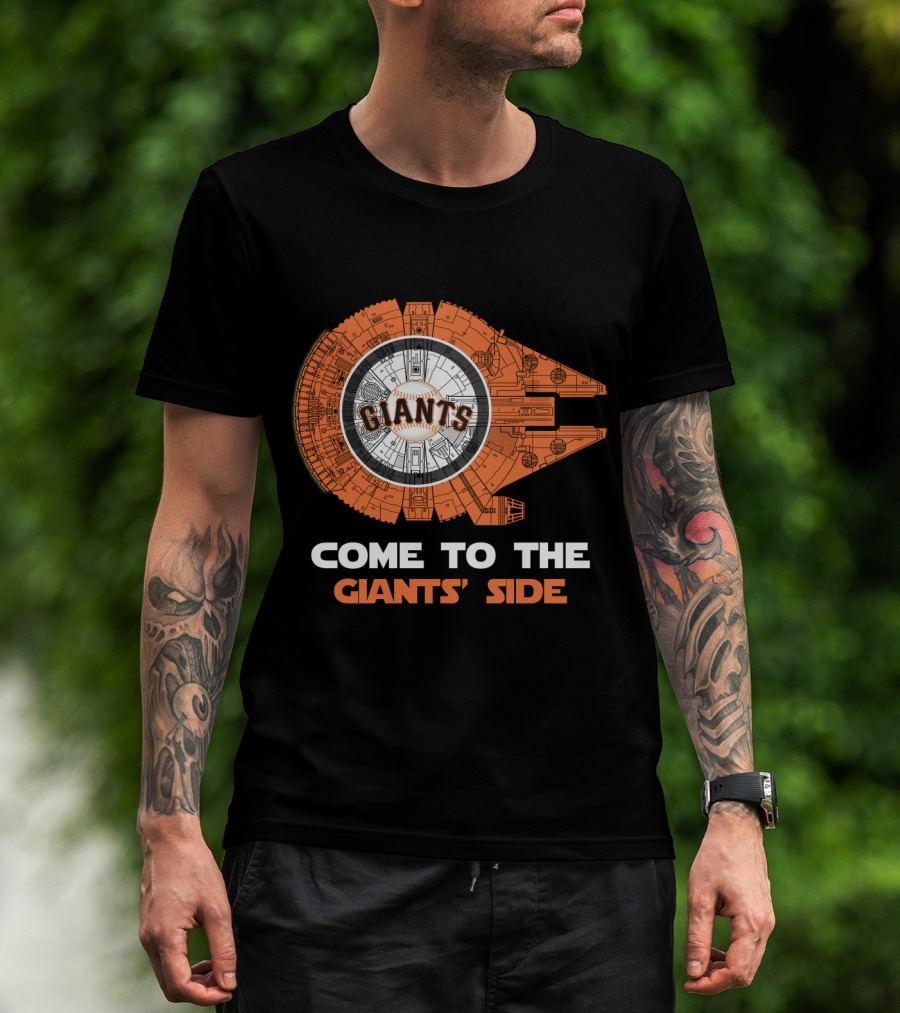 San Francisco Giants Millennium Falcon Come To The Giants' Side T-Shirt
