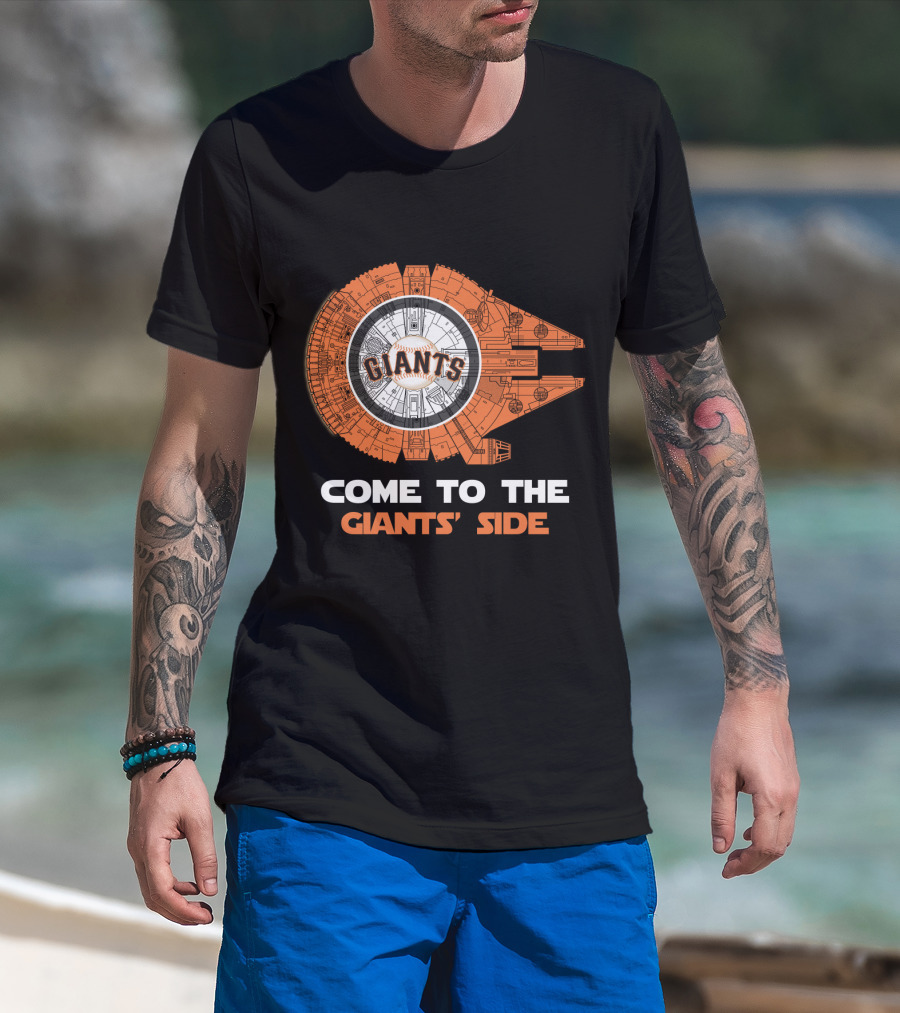 San Francisco Giants Millennium Falcon Come To The Giants' Side T-Shirt