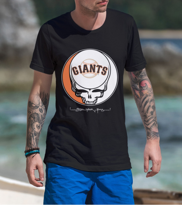 GRATEFUL DEAD San Francisco Giants Steal Your Face T-Shirt