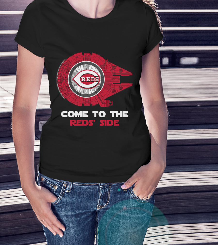 Come To The Reds' Side Millennium Falcon Crossover T-Shirt