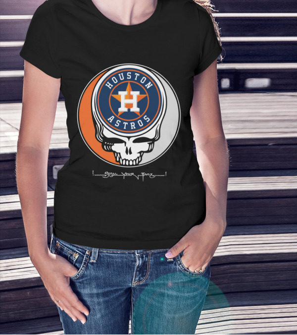 Houston Astros Grateful Dead Steal Your Face T-Shirt