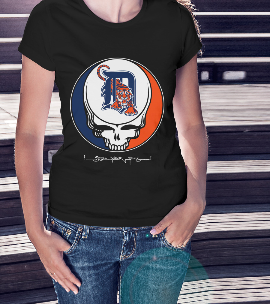 Grateful Dead Steal Your Face Detroit Tigers T-Shirt