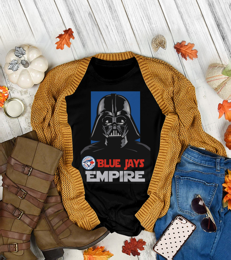 Toronto Blue Jays Darth Vader Blue Jays Empire T-Shirt