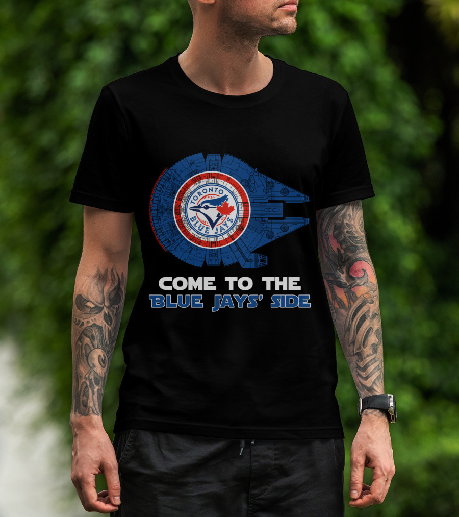Toronto Blue Jays Millennium Falcon Come To The Blue Jays' Side T-Shirt
