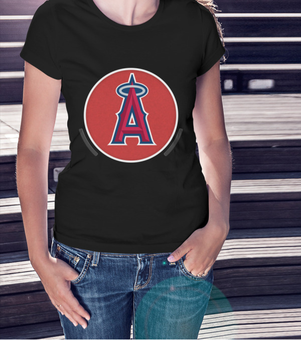 Los Angeles Angels Of Anaheim Red Halo T-Shirt