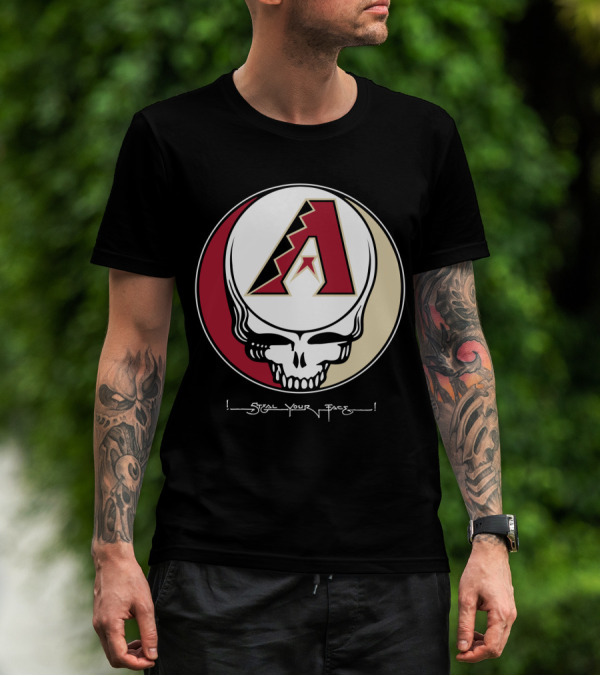 GRATEFUL DEAD Steal Your Face Arizona Diamondbacks T-Shirt