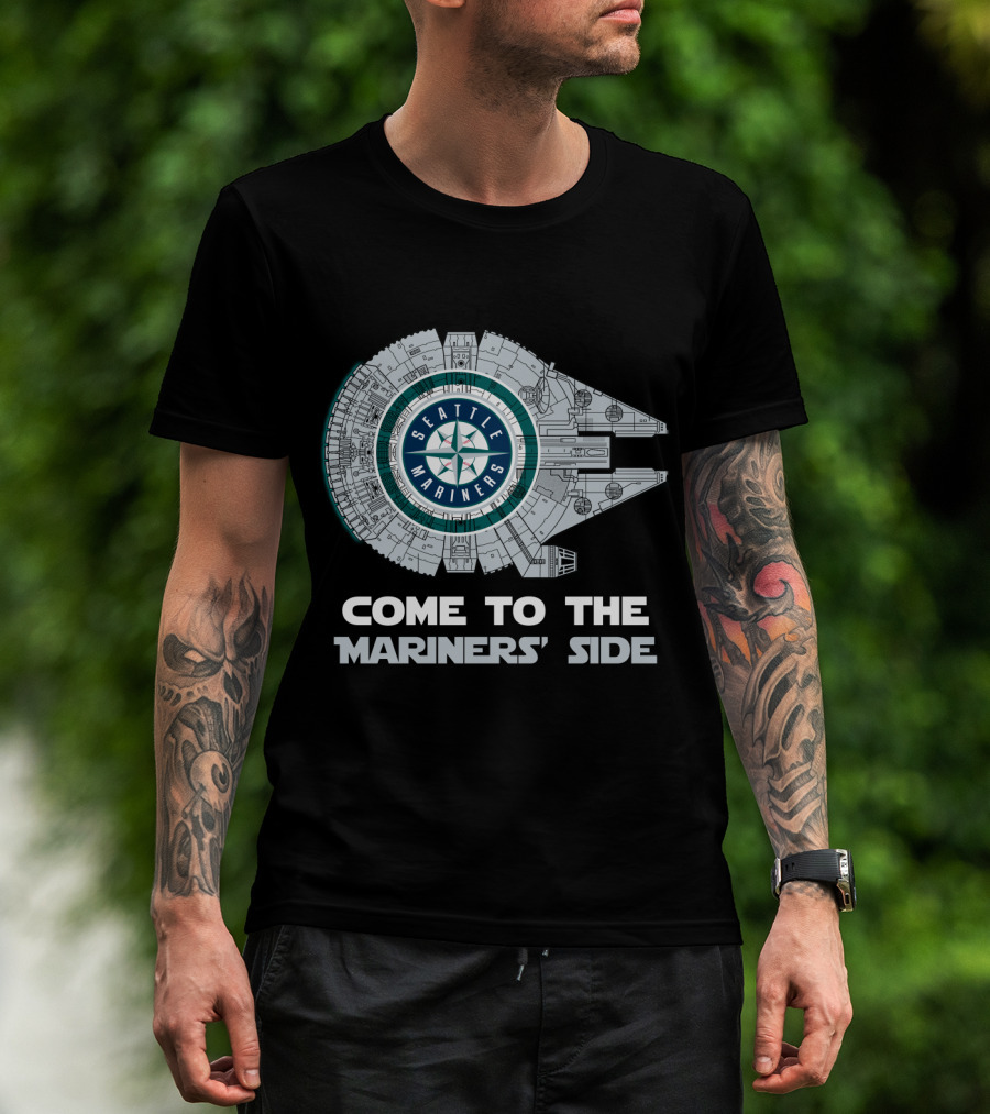Seattle Mariners Come To The Mariners' Side Millennium Falcon T-Shirt
