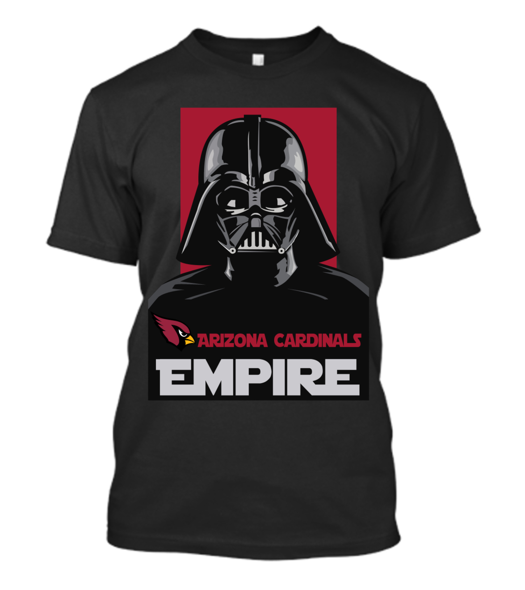 Arizona Cardinals Empire Darth Vader Iconic Fusion T-Shirt