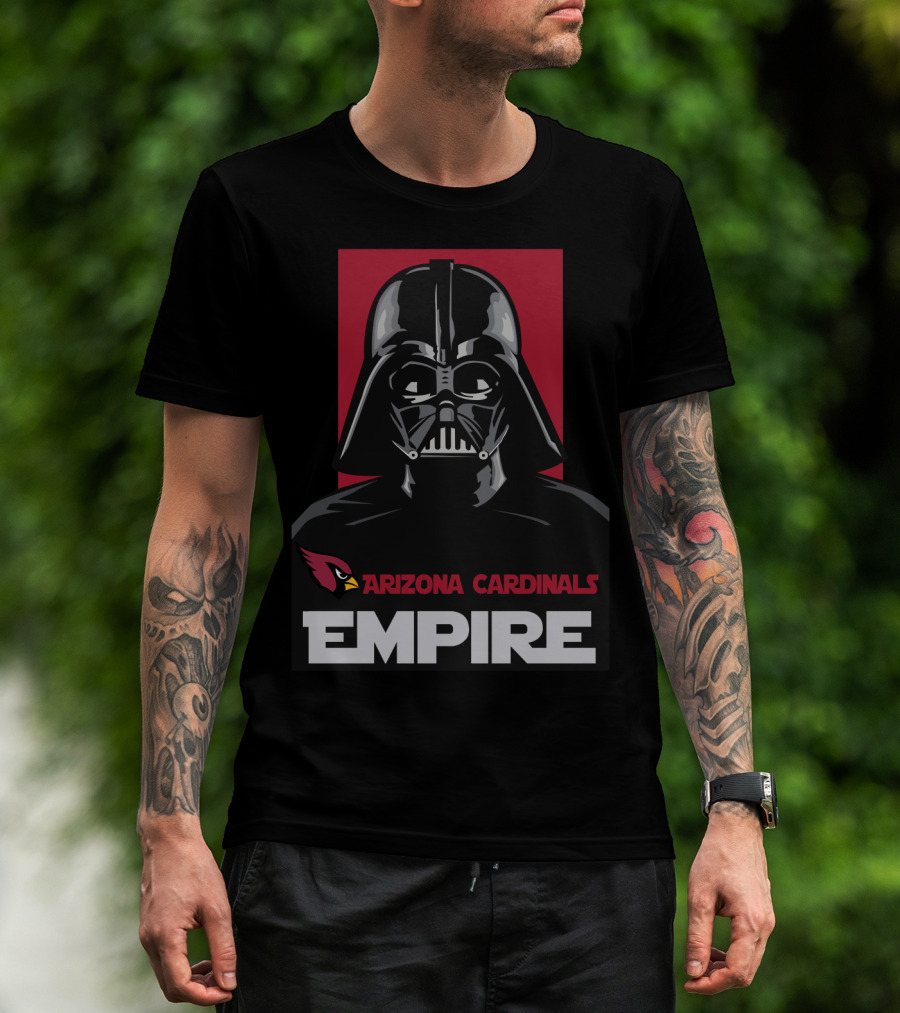 Arizona Cardinals Empire Darth Vader Iconic Fusion T-Shirt