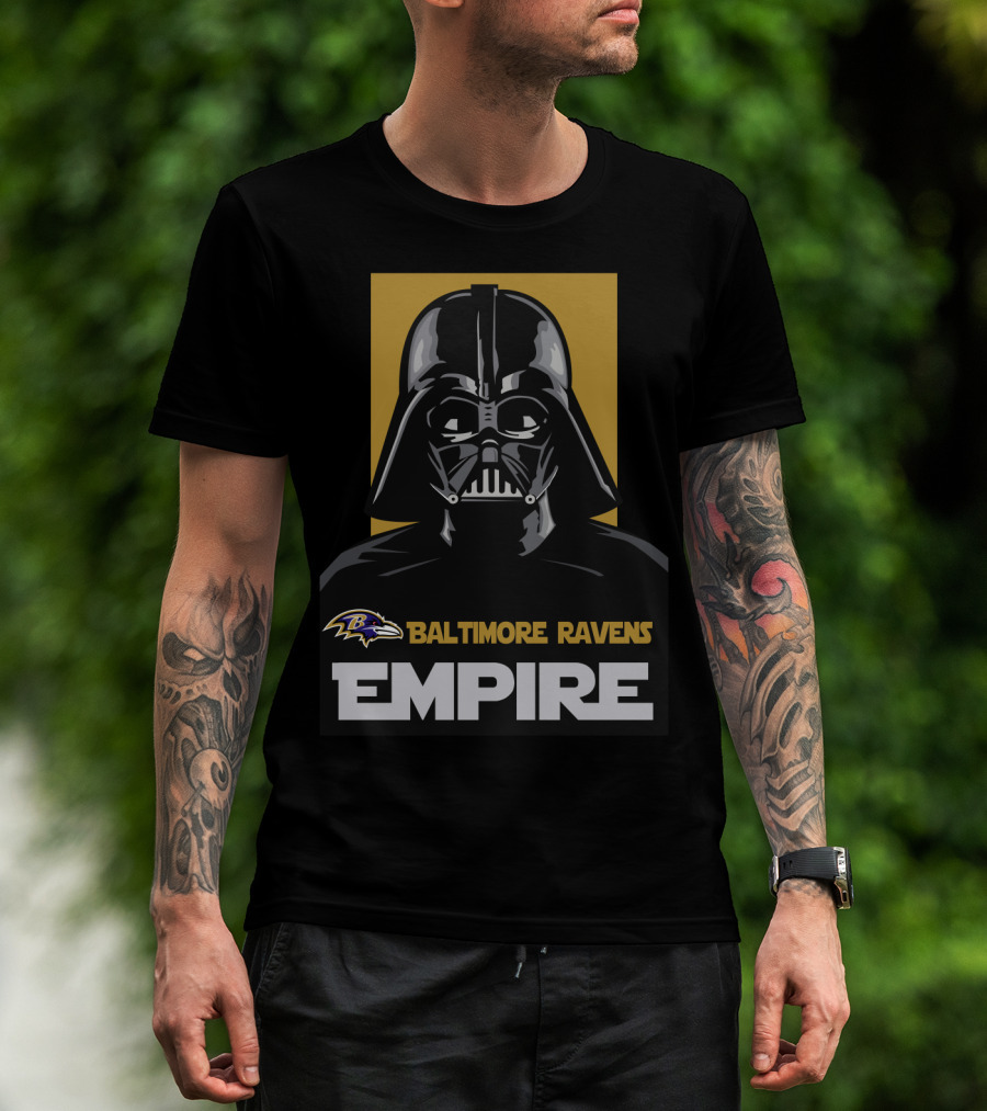Baltimore Ravens Empire Darth Vader Ravens T-Shirt