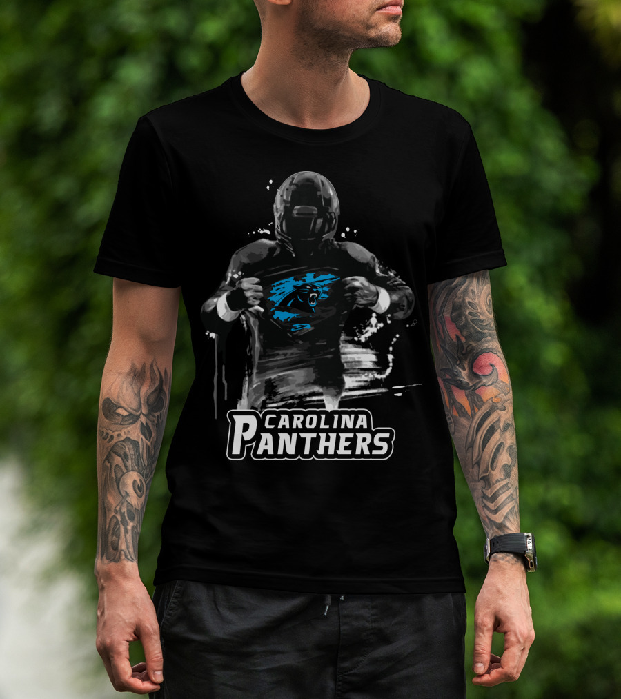 Carolina Panthers Football Superhero T-Shirt
