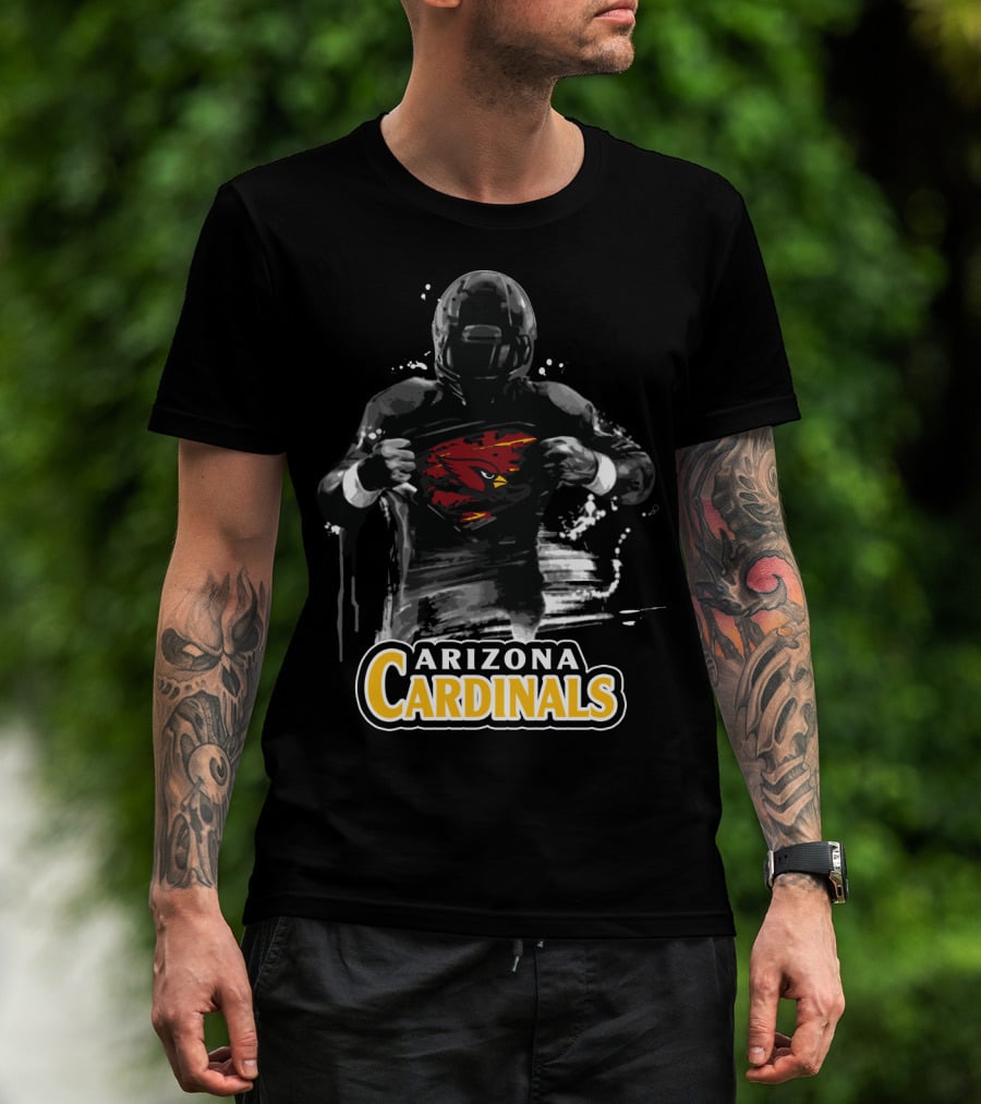 Arizona Cardinals Football Hero Emblem Reveal T-Shirt