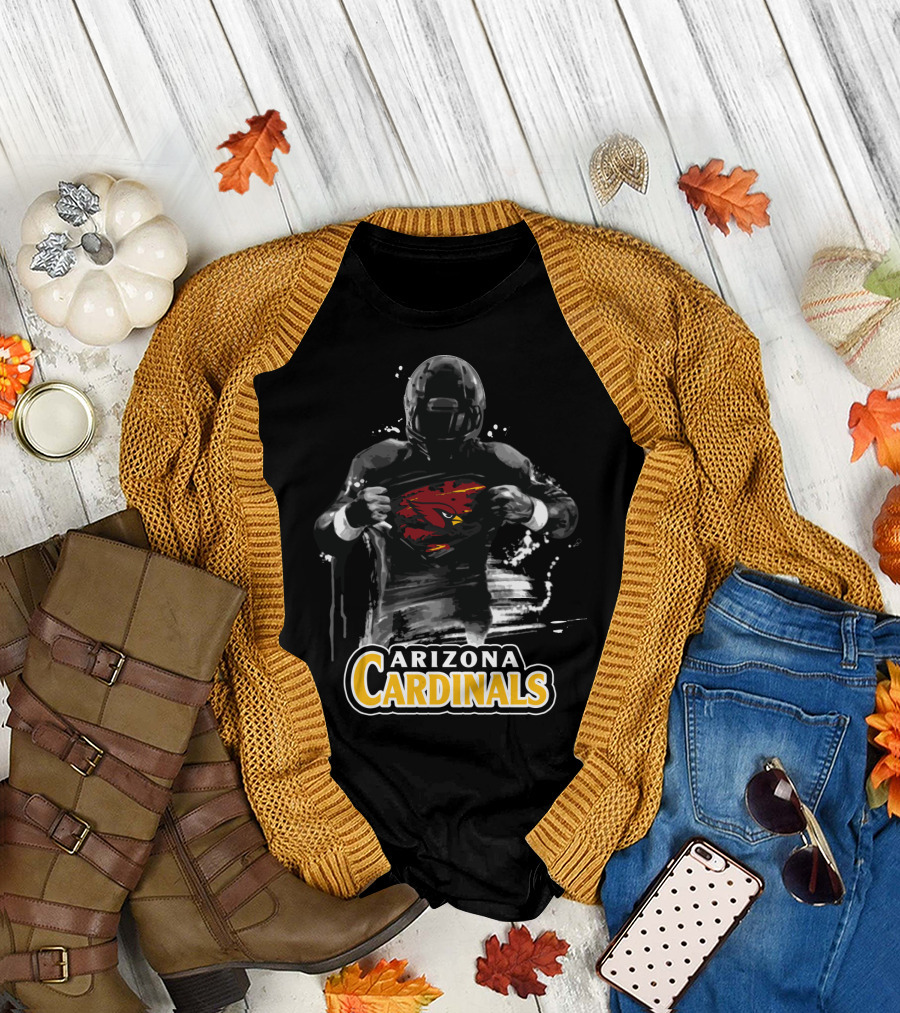 Arizona Cardinals Football Hero Emblem Reveal T-Shirt