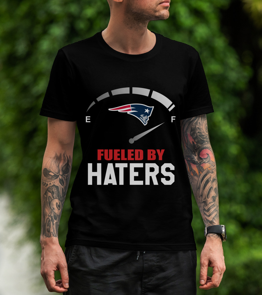 New England Patriots Fueled By Haters Gauge T-Shirt